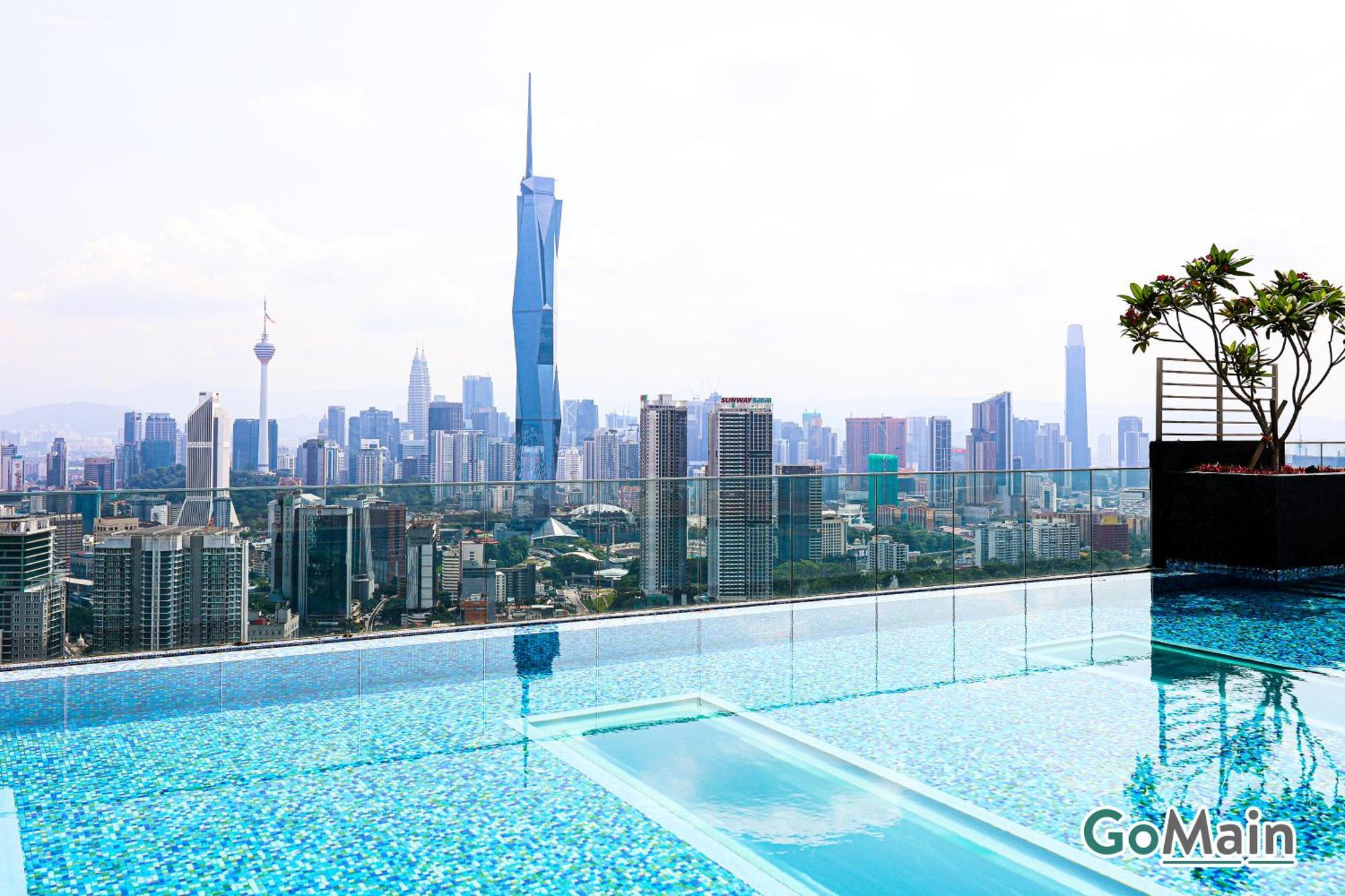 24h Check In & Skypool- Kl Sentral Riveria Near Kl Sentral Kl Klcc Pangsapuri *